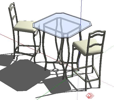 设计素材之家具桌椅设计方案su模型(2)
