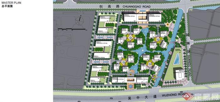 苏州某科技园企业总部景观规划设计方案文本(2)