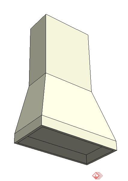 一个油烟机罩SU模型素材(1)