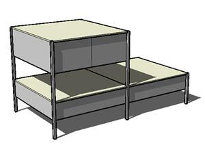 设计素材之家具 桌子设计方案SU(草图大师)模型2