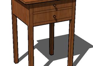设计素材之家具 桌子设计方案SU(草图大师)模型3
