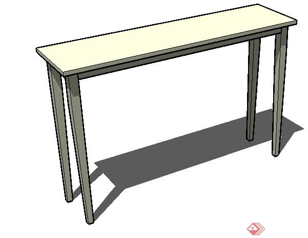 设计素材之家具 桌子设计方案su模型7(1)