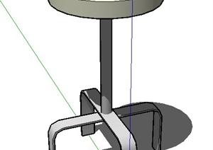 一个现代风格座椅SU(草图大师)模型素材（3）