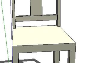 一个凳子设计的SU(草图大师)模型1