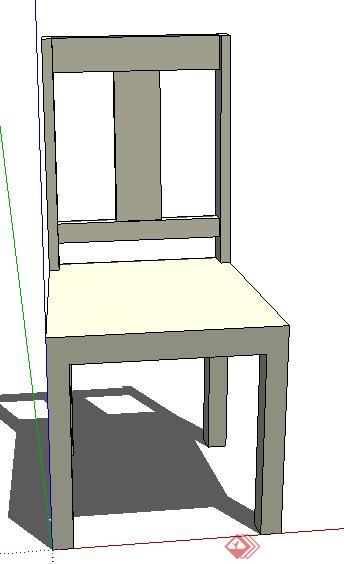 一个凳子设计的SU模型1(1)