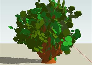 设计素材之景观植物灌木设计素材SU(草图大师)模型1