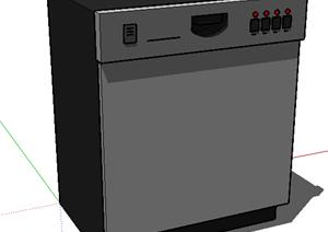 设计素材之台下式洗碗机设计素材SU(草图大师)模型1