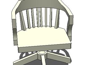 一个办公椅子设计的SU(草图大师)模型