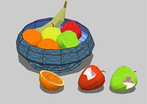 水果果实的景观植物设计SU(草图大师)模型