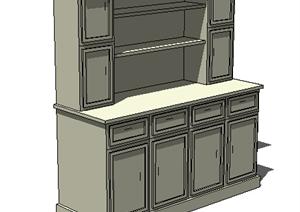 设计素材之家具 柜子设计素材SU(草图大师)模型5