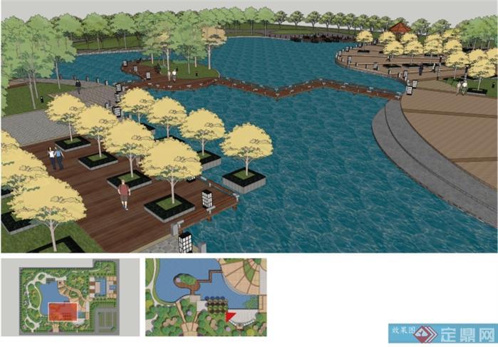 某滨水公园景观设计方案(2)