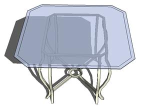 设计素材之家具 桌子设计素材SU(草图大师)模型4