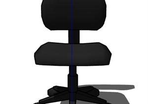 一个凳子电脑椅办公椅设计的SU(草图大师)模型3