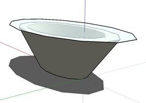 设计素材之家具 玻璃咖啡桌设计素材SU(草图大师)模型