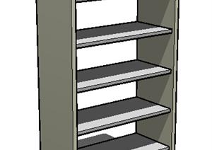 设计素材之家具 书柜设计素材SU(草图大师)模型