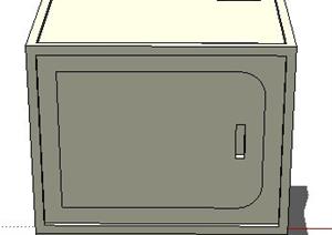 一台洗衣机设计的SU(草图大师)模型2
