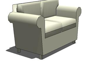 设计素材之家具 沙发设计素材SU(草图大师)模型4