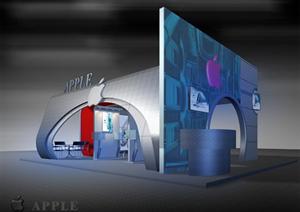 某现代风格展览空间展览厅3DMAX模型设计7