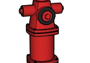 一个消防栓设计的SU(草图大师)模型