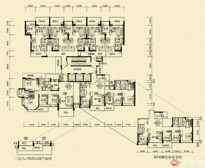 五套德式风格住宅区建筑JPG设计方案+实景图(4)