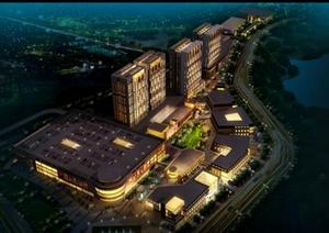 徐州某现代风格商业综合体建筑规划设计方案