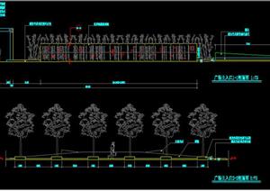 园林景观之广场入口设计扩初方案（dwg格式）