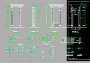 某柱廊景观设计施工图