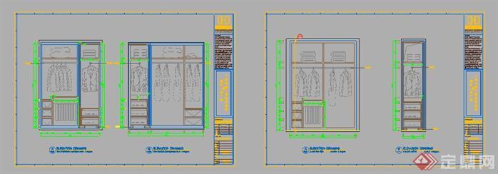某住宅空间室内装饰设计施工图（含效果图）(3)