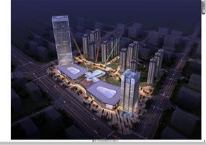南宁市某商住综合体建筑规划设计方案
