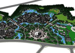某公园景观设计SU(草图大师)模型4