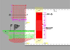 景观铺装细部施工大样图4（CAD施工图）
