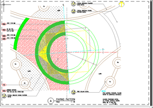 某现代风格园林景观铺装细节扩初图CAD图纸42