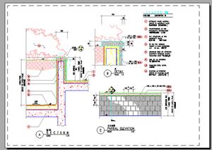 景观花坛细节施工大样图（CAD施工图）