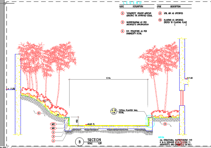 某现代风格园林景观道路扩初图设计CAD图纸8(1)