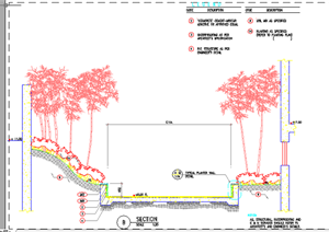 某现代风格园林景观道路扩初图设计CAD图纸8