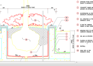 某现代风格园林景观树池扩初图设计CAD图纸12