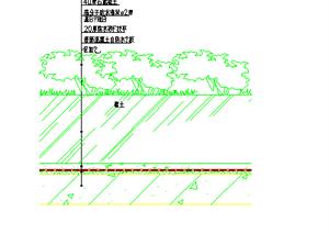 园林景观灌木种植细部施工大样图（CAD施工图）