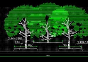 园林景观树池施工细部大样图1（CAD施工图）
