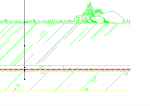 某现代风格园林景观栈道扩初图设计CAD图纸3