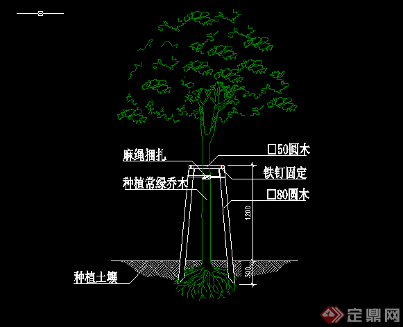 某现代风格园林景观树池扩初图设计CAD图纸33(2)