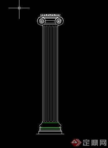 某欧式风格景观柱罗马柱方案设计CAD图纸(1)