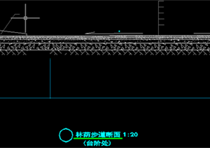 某现代风格园林景观道路铺地施工图设计CAD图纸