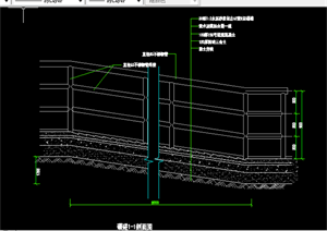 某现代风格园林景观台阶施工图设计CAD图纸8