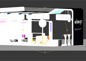 某展览空间展览厅设计3DMAX模型素材88