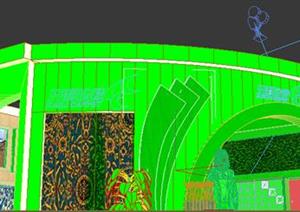 某展厅设计方案3DMAX模型2
