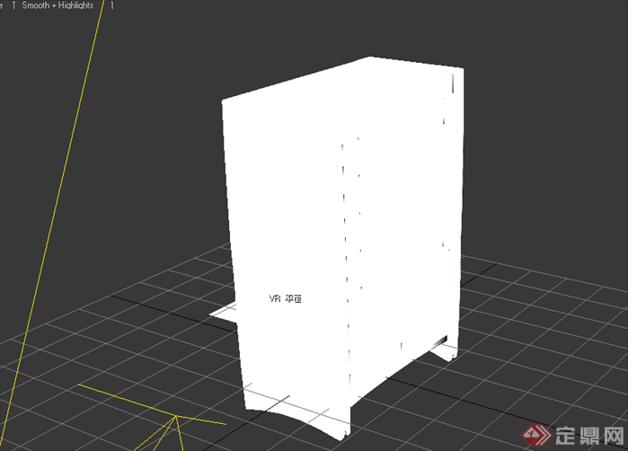 某现代家具陈列设计柜子3DMAX模型素材(1)