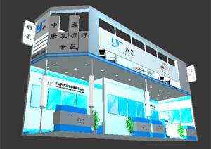 某医疗器械展厅设计方案3DMAX模型1