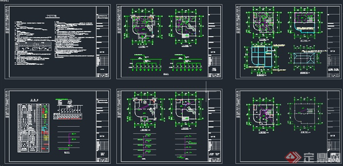 某多层独栋别墅建筑设计施工图（含效果图）(7)