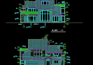 某别墅建筑设计方案图（1）