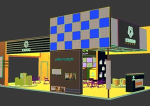 某太阳能展厅设计方案3DMAX模型